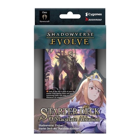 Shadowverse Evolve Maculate Ablution Starter Deck 06 - Picture 1 of 1